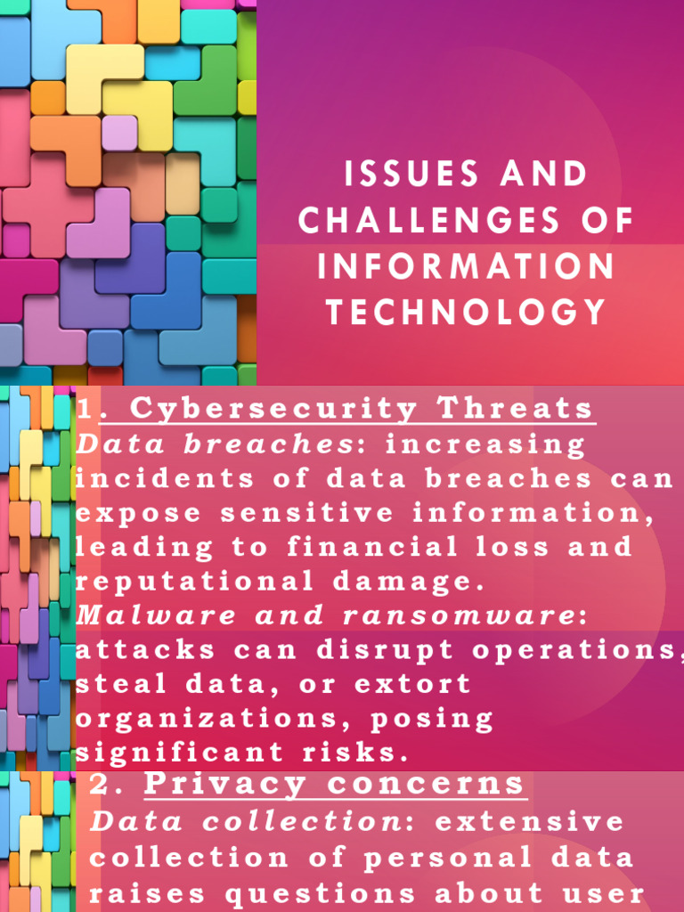 IT Challenges: Cybersecurity & Ethics | PDF | Social Media | Popular ...