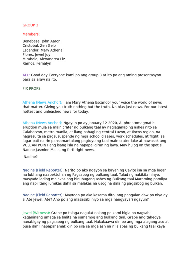 Group 3 | PDF
