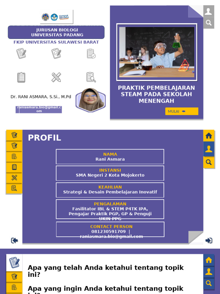 Pembelajaran STEAM di Sekolah Menengah | PDF