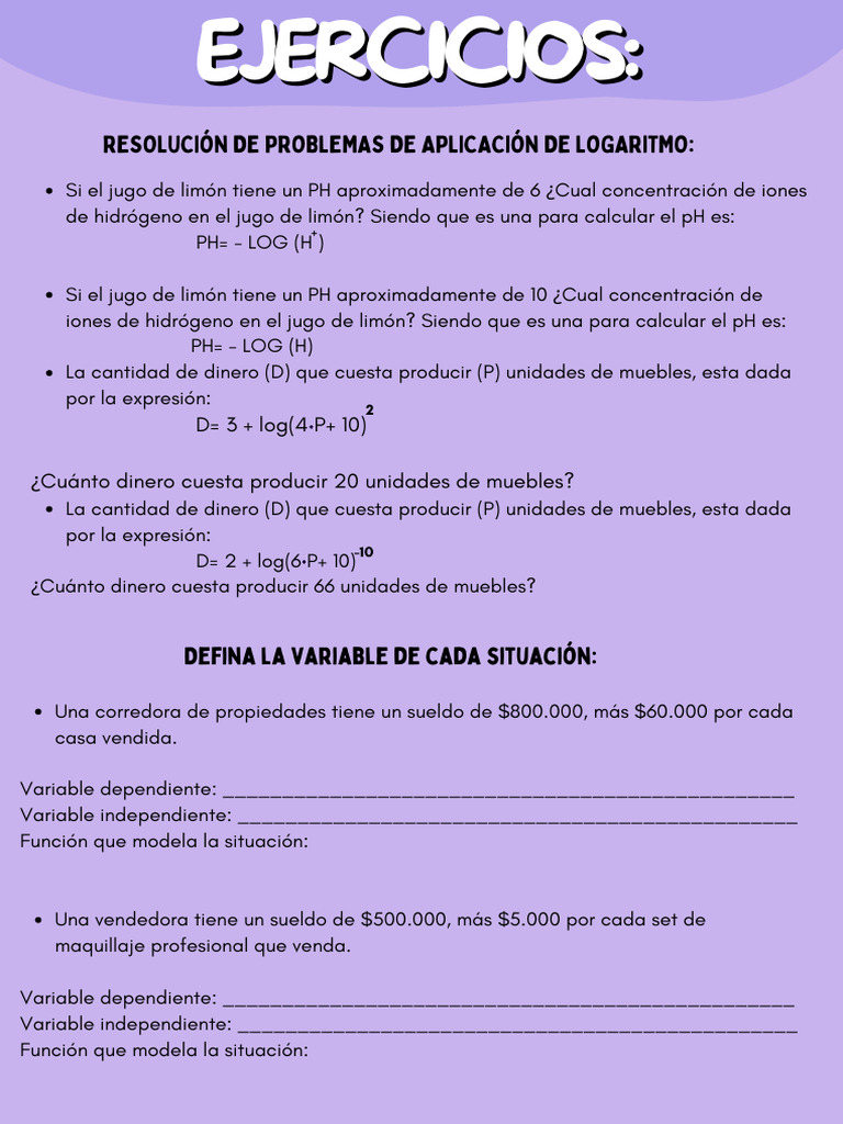 Logaritmo | PDF
