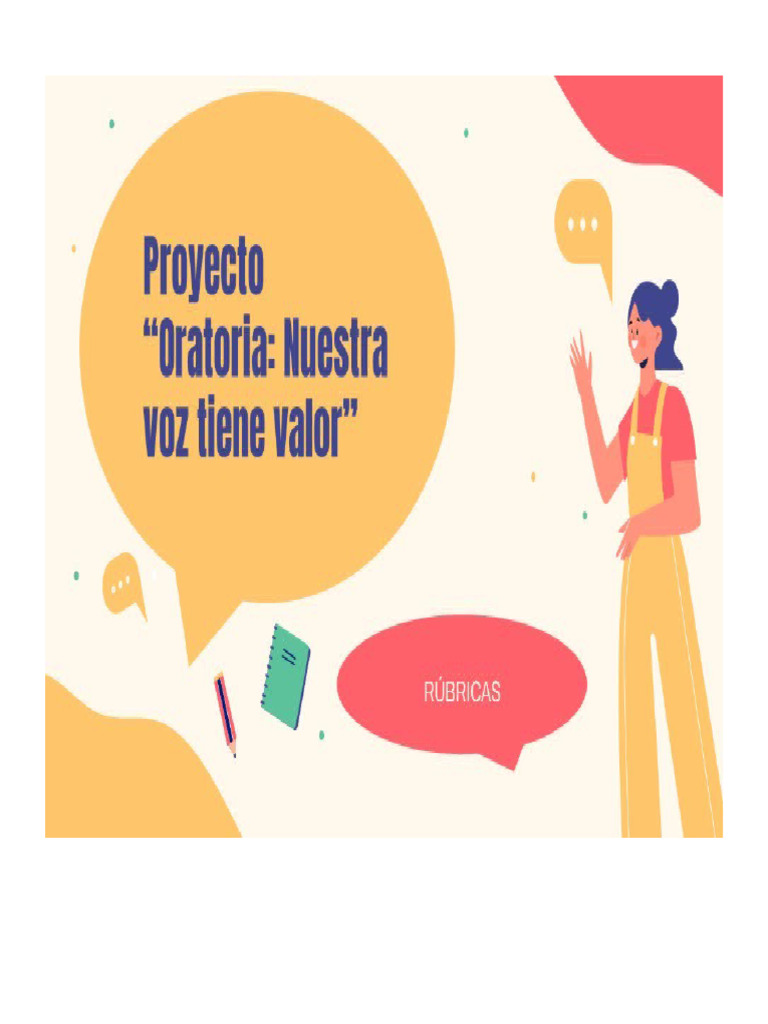 Rúbrica Concurso de Oratoria 2024 | PDF | Hablar en público | Verdad
