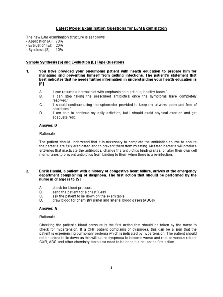 LJM Exam 2025: Sample Questions & Answers | PDF | Surgery | Intravenous ...
