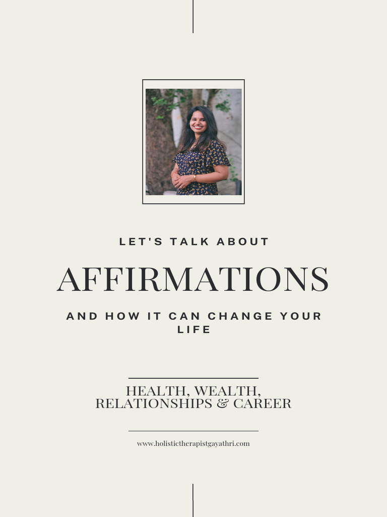 111 Affirmations | PDF | Mindset | Love