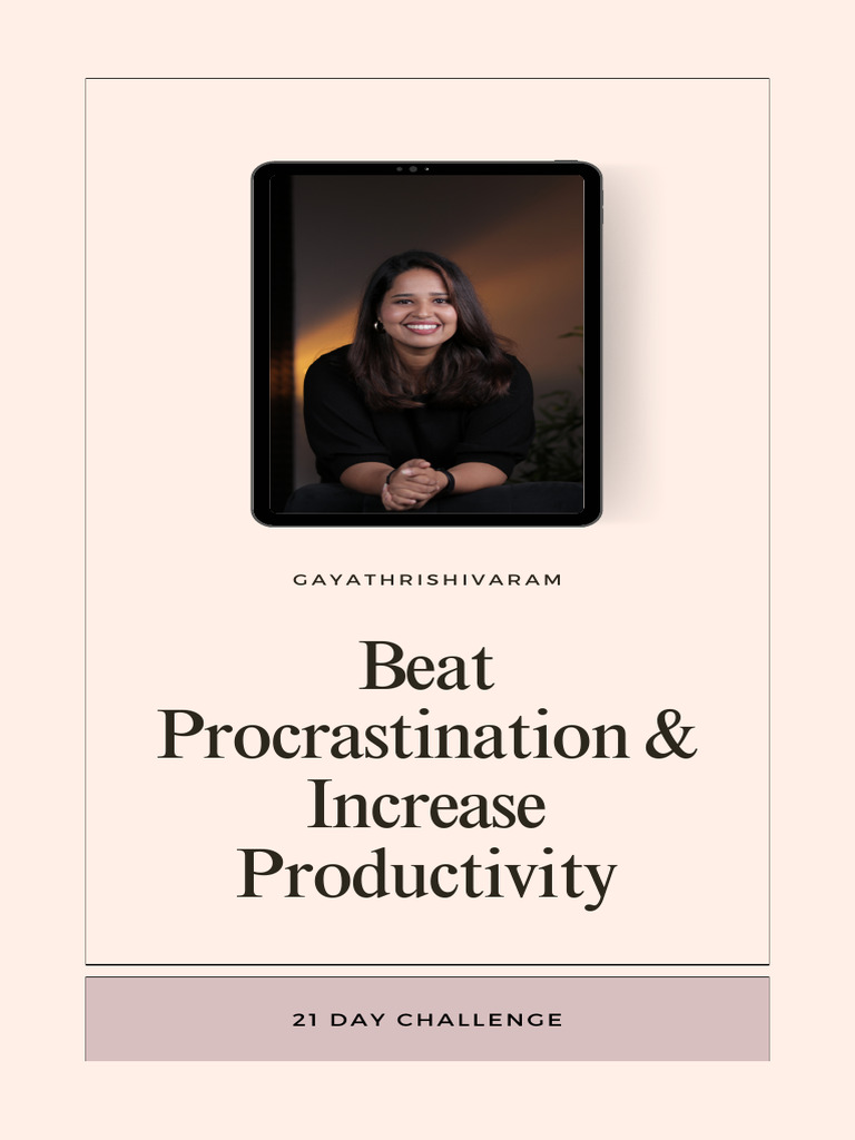 21-Day Procrastination Detox Challenge | PDF | Professional Skills ...