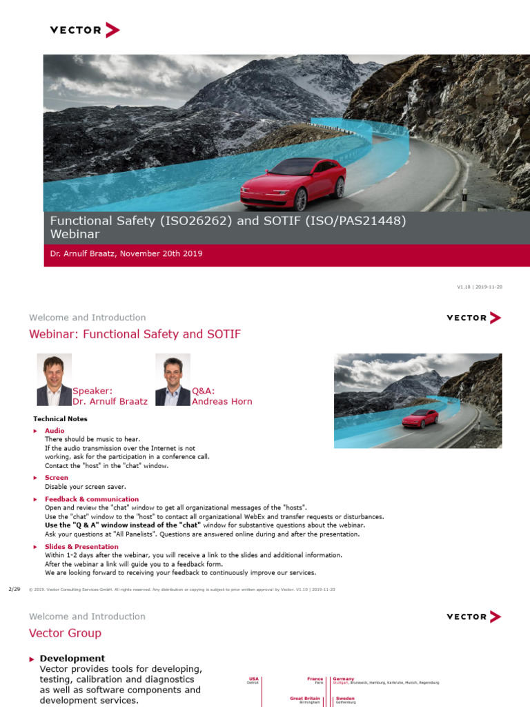 SOTIF and ISO 26262 Webinar Insights | PDF | Safety | Systems Engineering