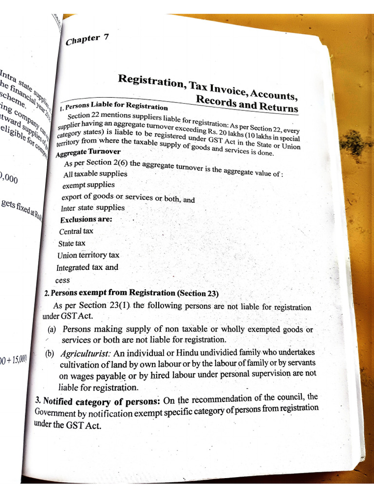 Registration and GST Returns | PDF