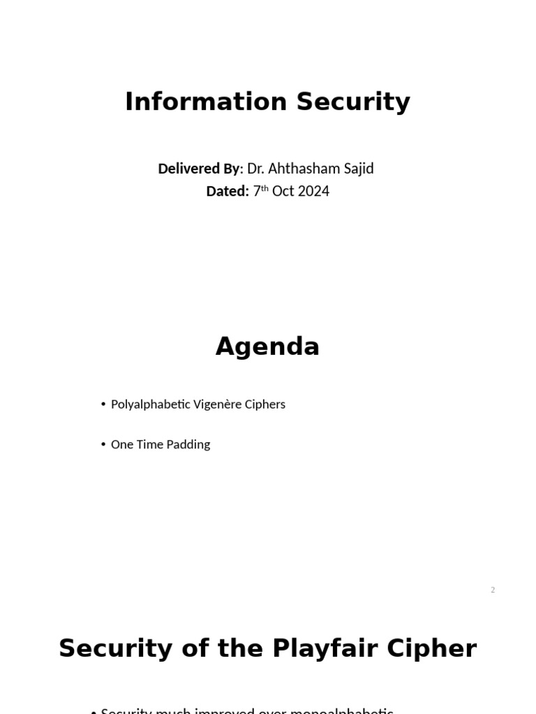 Lecture 6 | PDF | Espionage Techniques | Security Engineering