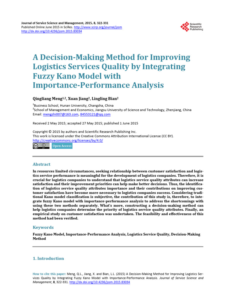 JSSM 2015060109551730 | PDF | Fuzzy Logic | Business Process