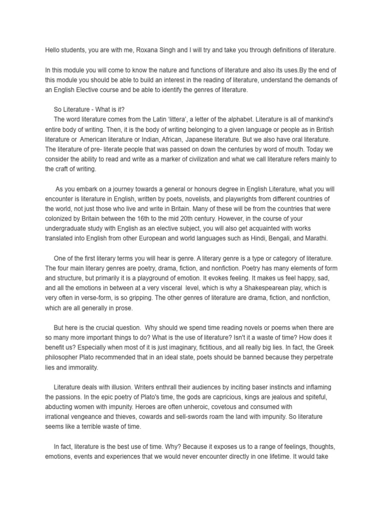 01 Transcript | PDF | English Language | Poetry