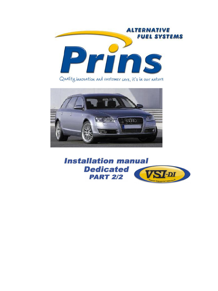 Prins Installation Manual A6 3.2V6 FSI | PDF | Fuel Injection ...