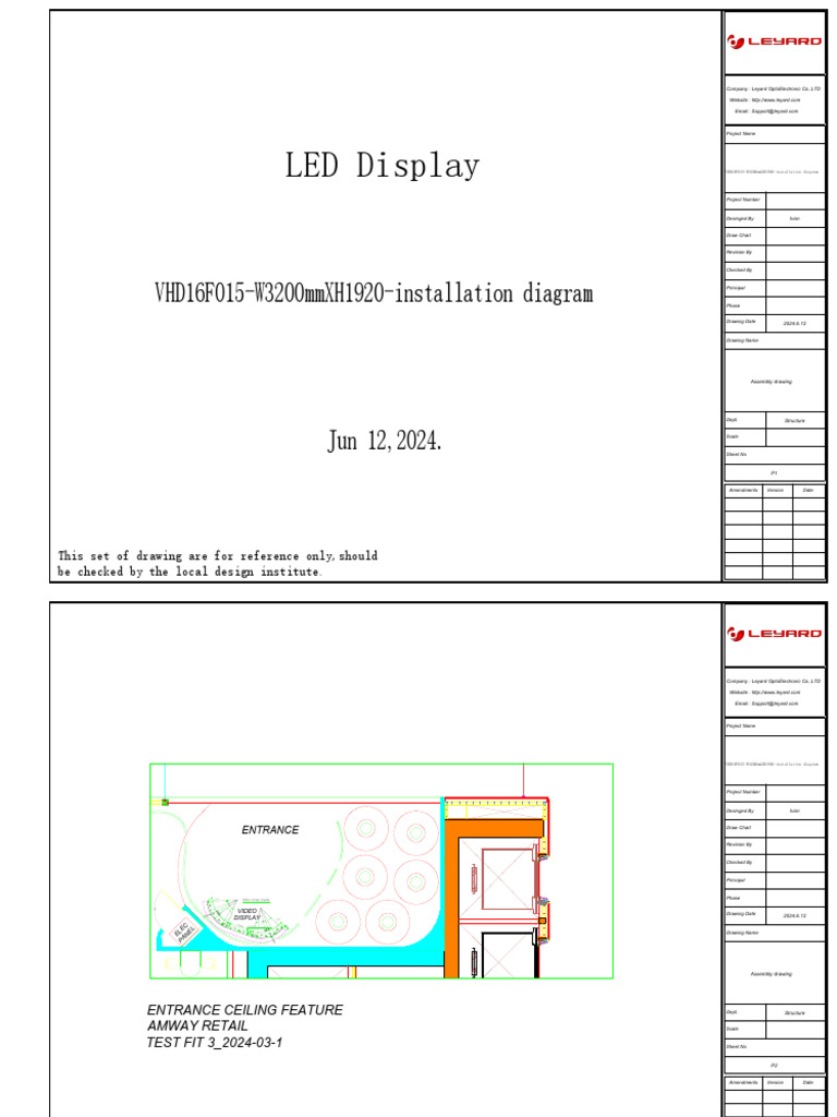 Leyard LED Display Installation Guide | PDF