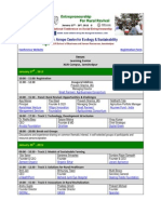 4th National Conference on Social Entrepreneurship - Schedule