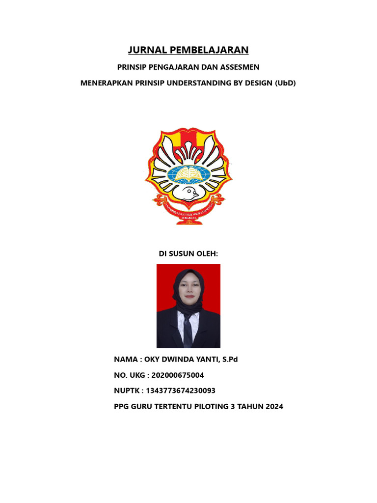 Penerapan Prinsip UbD dalam Pembelajaran | PDF