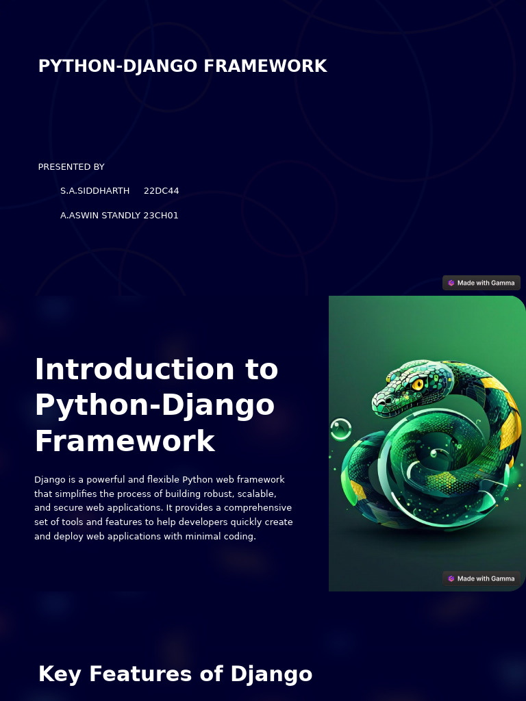 Python Django Framework | PDF | Databases | Information Technology