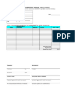 Prior Approval Form Word and PDF