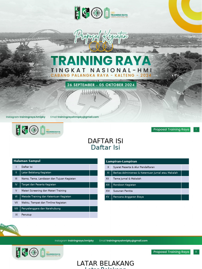 Training Raya HMI 2024: Pengembangan Kader | PDF | Bisnis