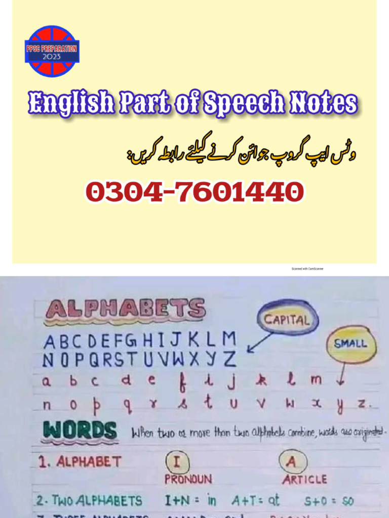 Basic English Notes 2023 | PDF