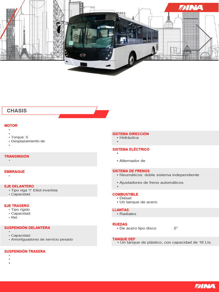 Especificaciones Técnicas Silux 9 Urbano | PDF | Vehículo de motor ...