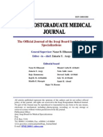 The Official Journal of The Iraqi Board For Medical Specializations