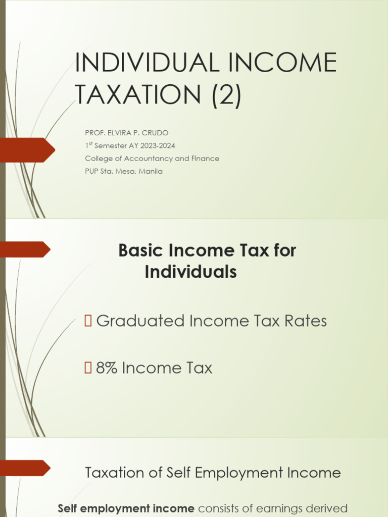 2023 Graduated Income Tax Overview | PDF | Taxes | Income Tax