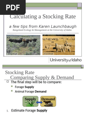 Calculating Stocking Rate new