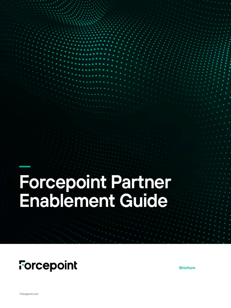 Forcepoint Partner Enablement Guide | PDF | Online Services ...