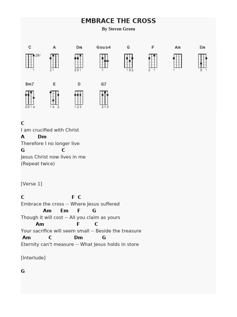 Religious songs ukulele chords pdf jesus religious belief and