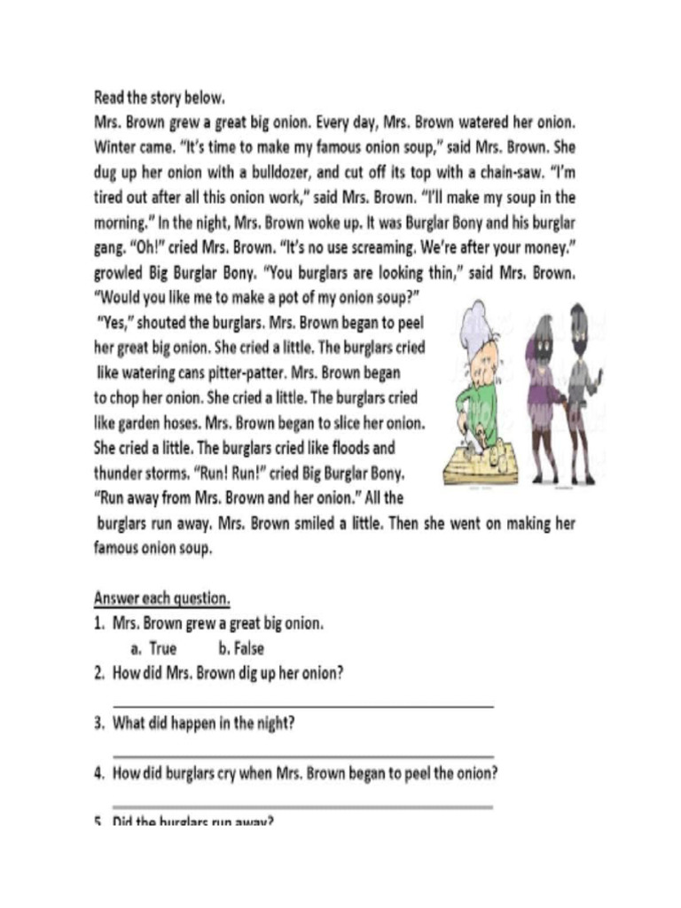 Verb Comprehension | PDF