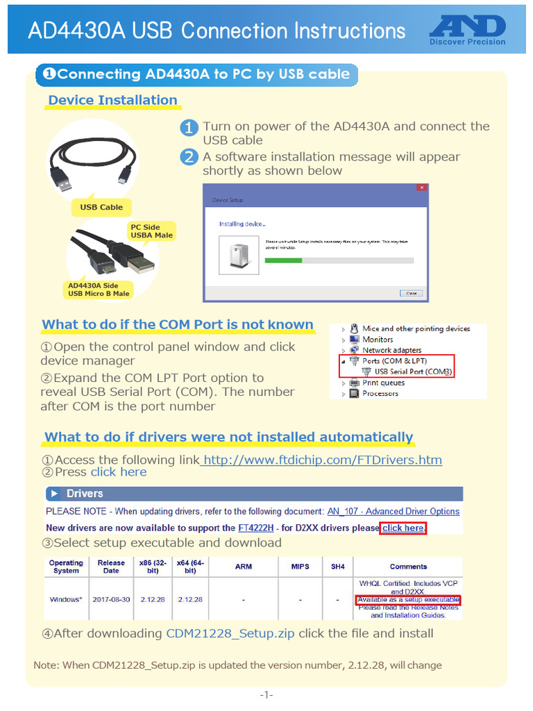 Ad4430a Usb | PDF | Usb | Computer Science