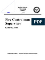 US Navy Course NAVEDTRA 14097 - Fire Control Man Supervisor