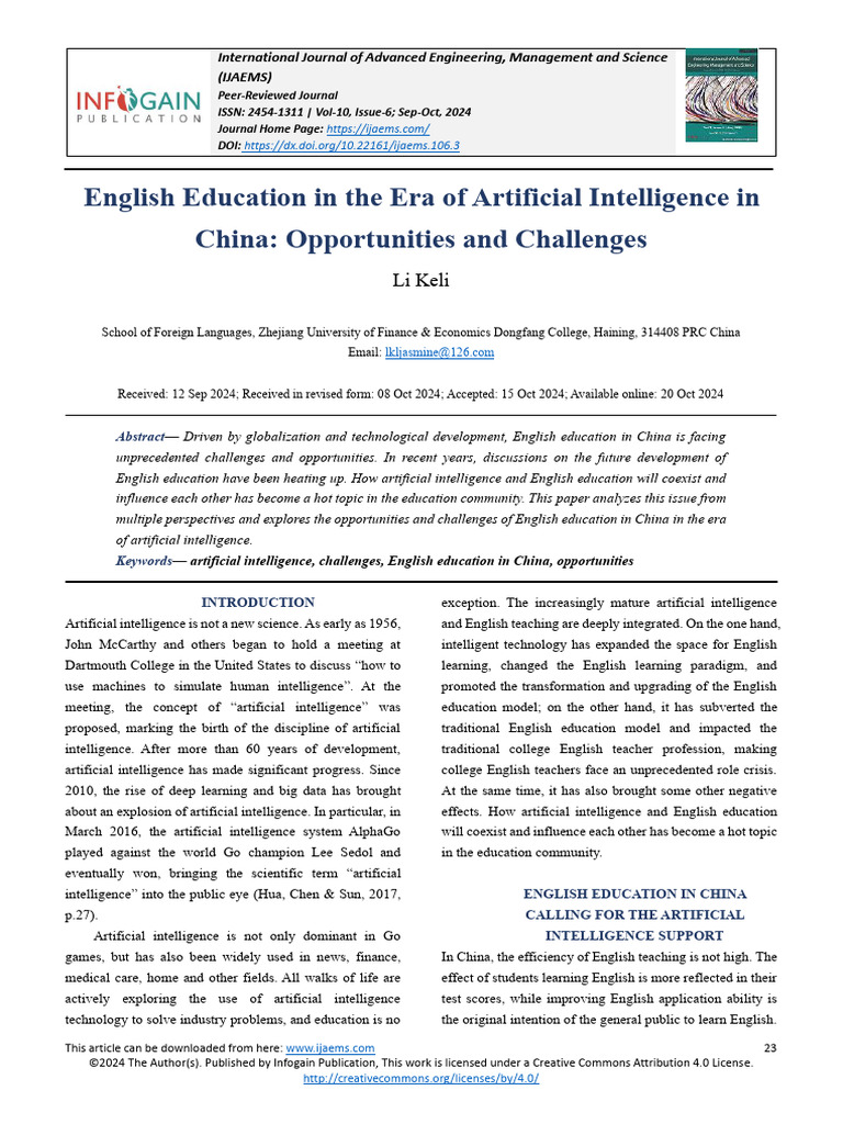 THE USE OF TECHNOLOGY BASED ON ARTIFICIAL INTELLIGENCE IN ENGLISH TEACHING AND LEARNING visual data 8