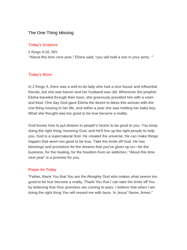 20240718 The One Thing Missing 英 (Jonathan) PDF