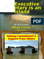 No Executive Secretary Is An Island