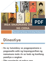 Mga Sinaunang Dinastiya NG China