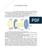 Referat-Polarizarea Luminii