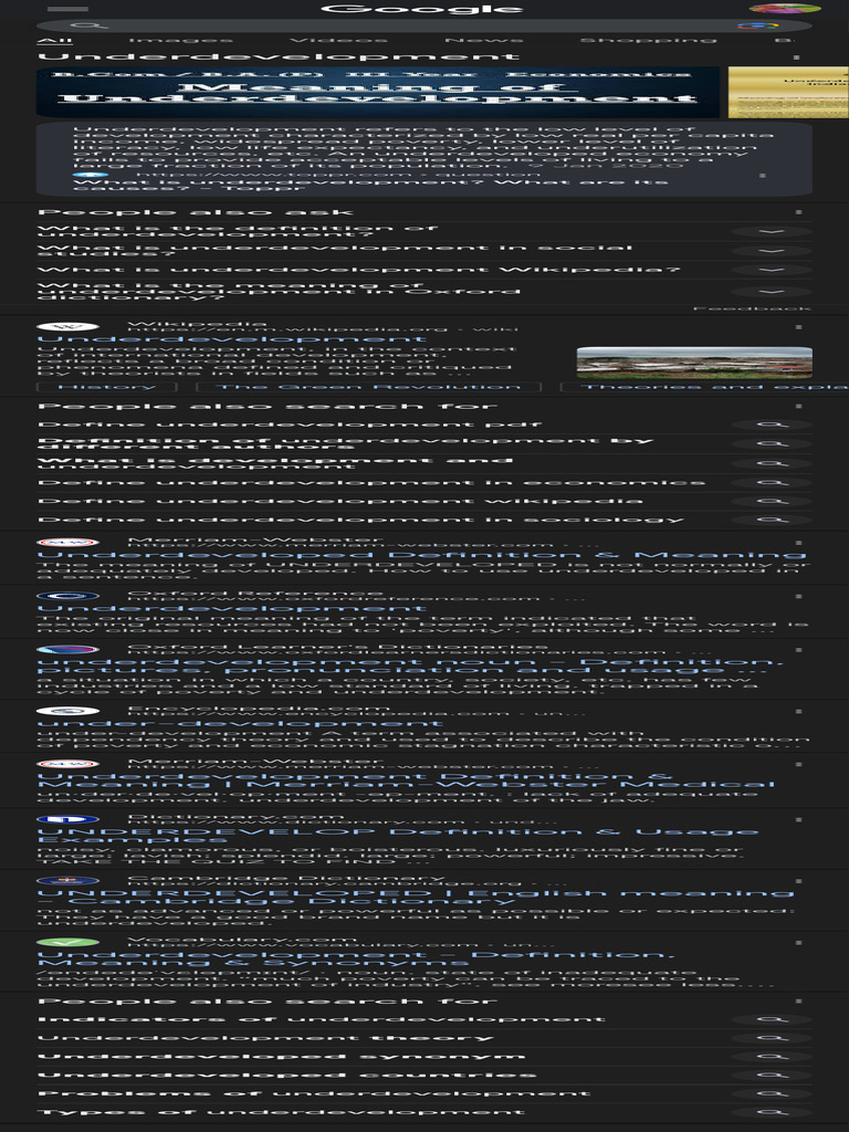 Understanding Underdevelopment | PDF | Economies