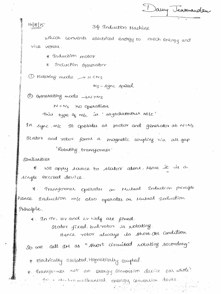 Induction Machines Pdf