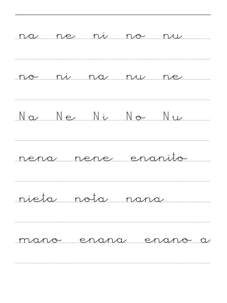 Caligrafía N 3 | PDF