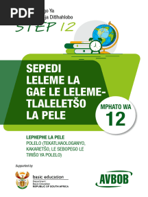 AVBOB STEP 12 SEPEDI Paper 1 Digital
