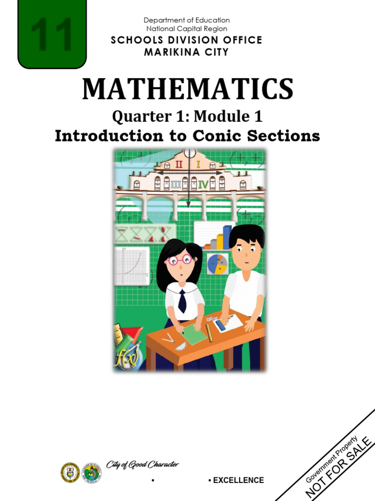 Conic Sections Module for Marikina Students | PDF | Ellipse | Analytic ...