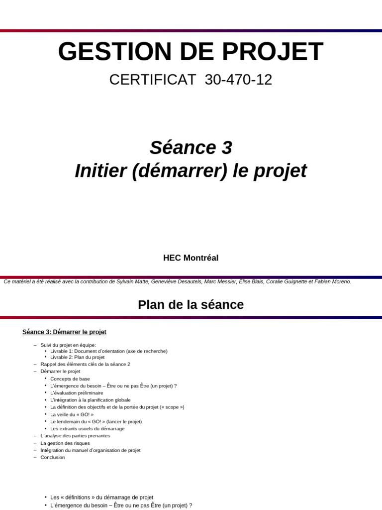 3047012_A2013_S03_Notes du cours | PDF | Risque | Gestion des risques