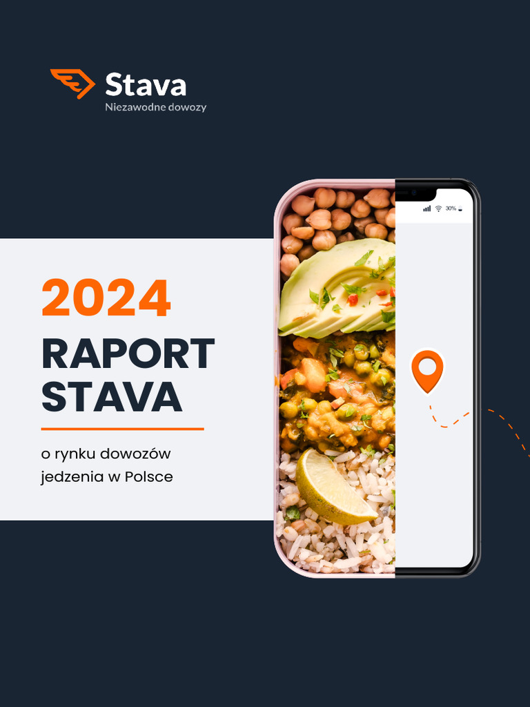 2024 Raport Stava o Rynku Dowozów Jedzenia | PDF