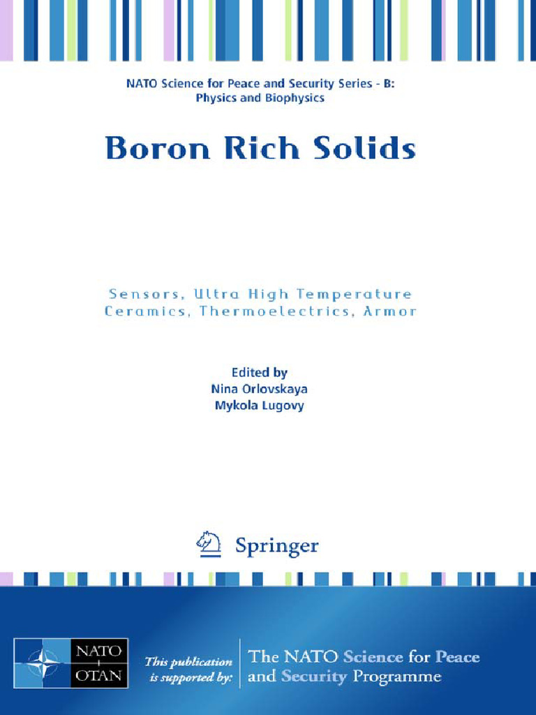 Boron Rich Solids | PDF | Fracture | Fracture Mechanics