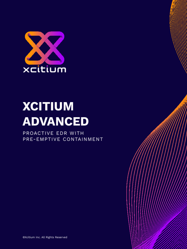 Xcitiumadvancededr datasheet v4 1 1 pdf security computer security