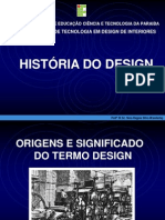 Aula 1 - Origens e Significado Do Termo Design