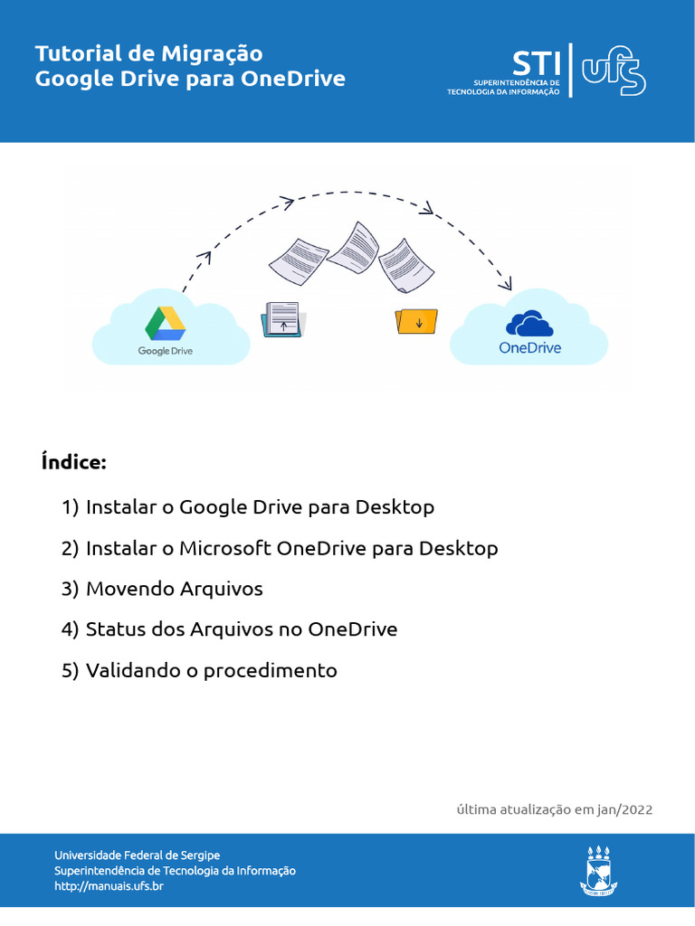 Migração de Google Drive para OneDrive | PDF | Software de sistema ...