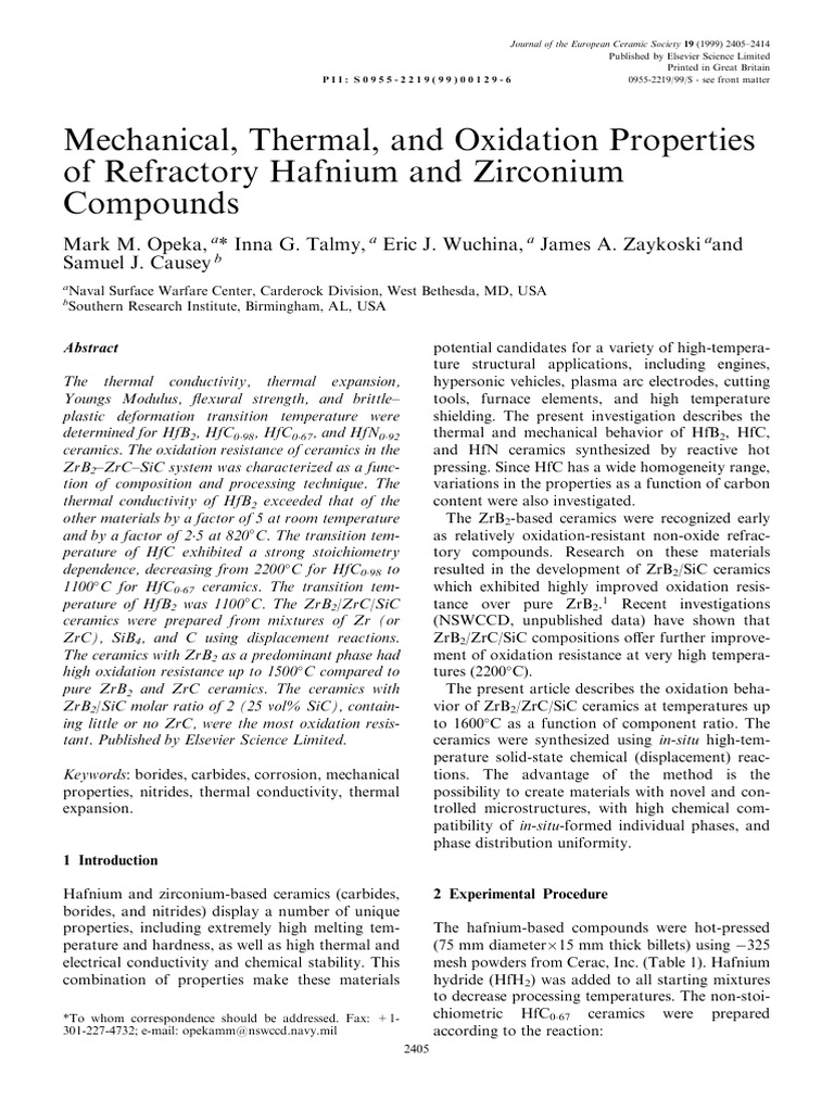 Mechanical | PDF | Ceramics | Zirconium Dioxide