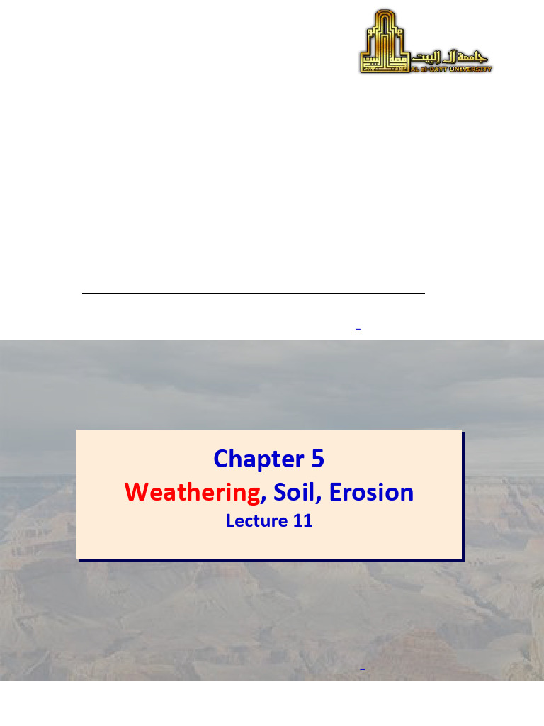 Weathering and Erosion Processes | PDF | Weathering | Rock (Geology)