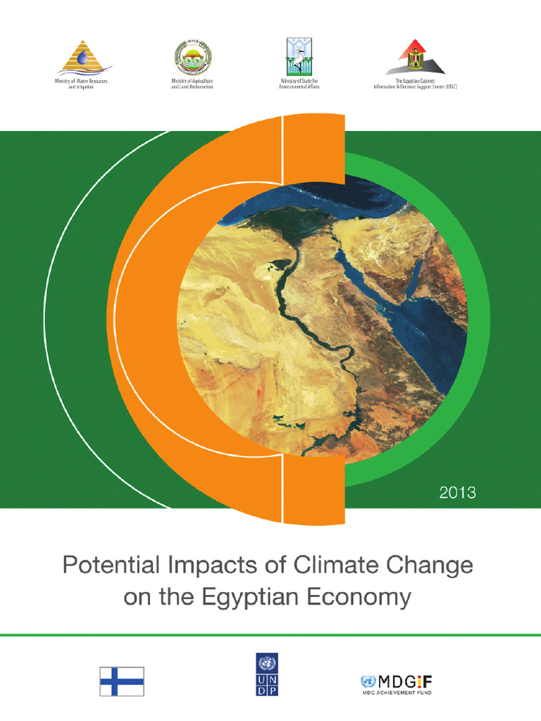 Potential Impact of CC On The Egyptian Economy English | PDF | Climate ...