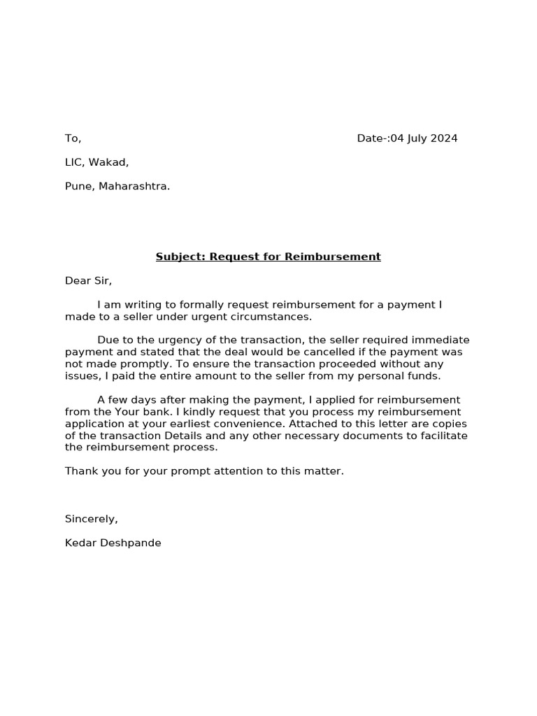 Loan Reimbursement Meaning In Hindi